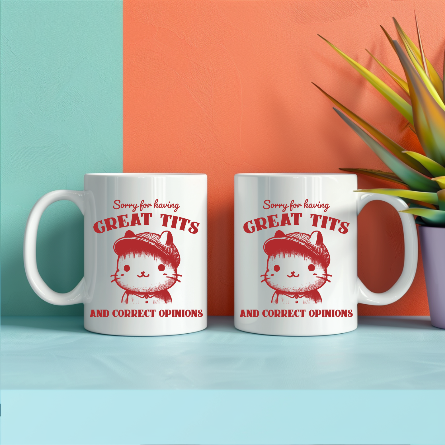 Great Tits & Correct Opinions | 11oz Coffee Mug