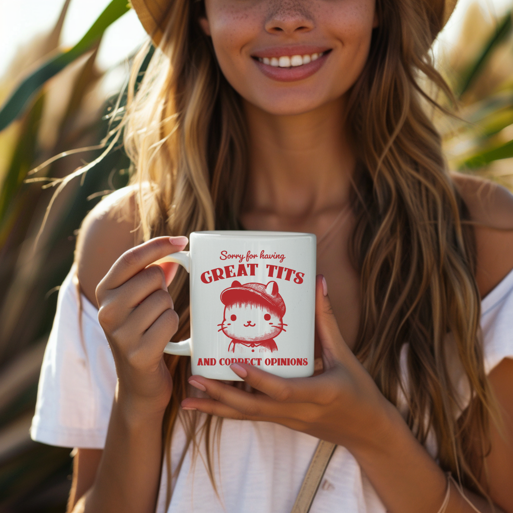 Great Tits & Correct Opinions | 11oz Coffee Mug