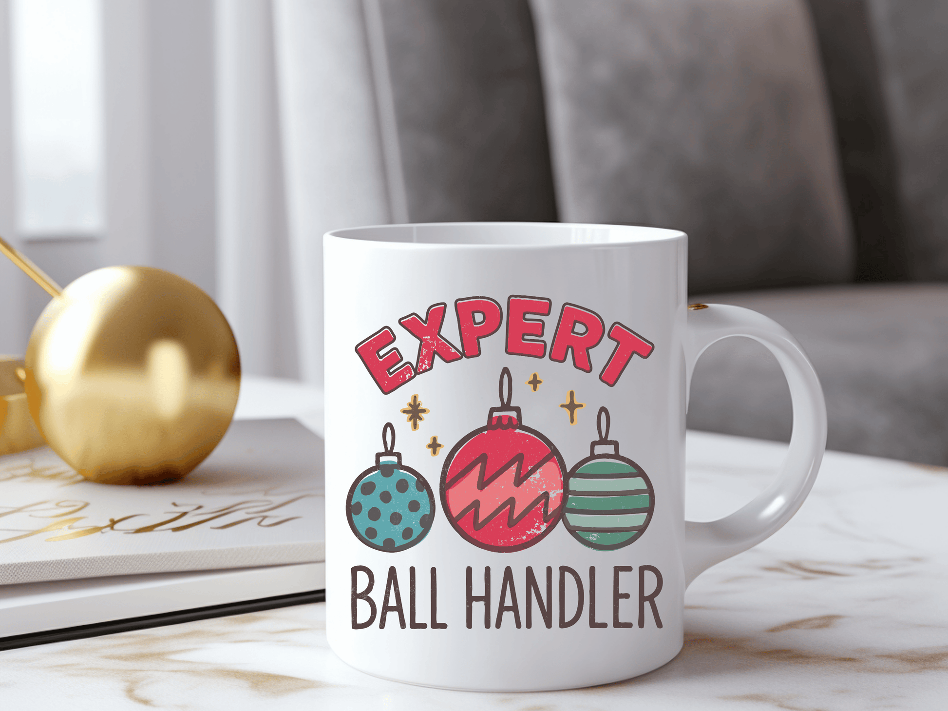 Expert Ball Handler — Naughty but Nice 11oz Holiday Mug
