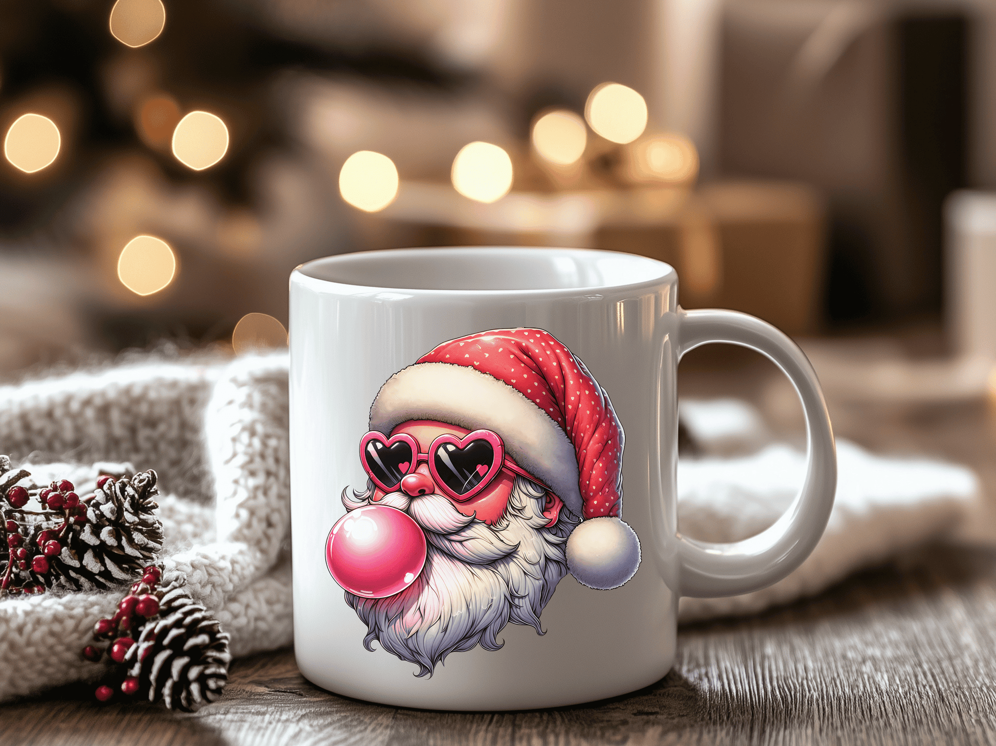 Sassy Santa Mug — 11oz Holiday Mug