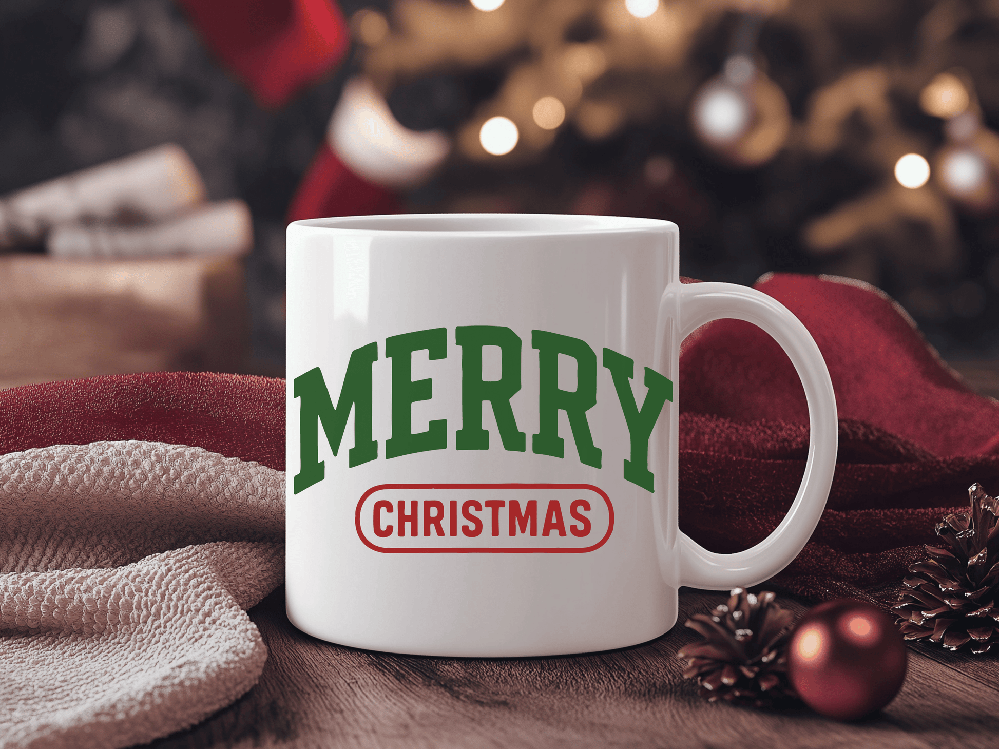 Merry Christmas Classic Mug – 11oz Hoilday Mug