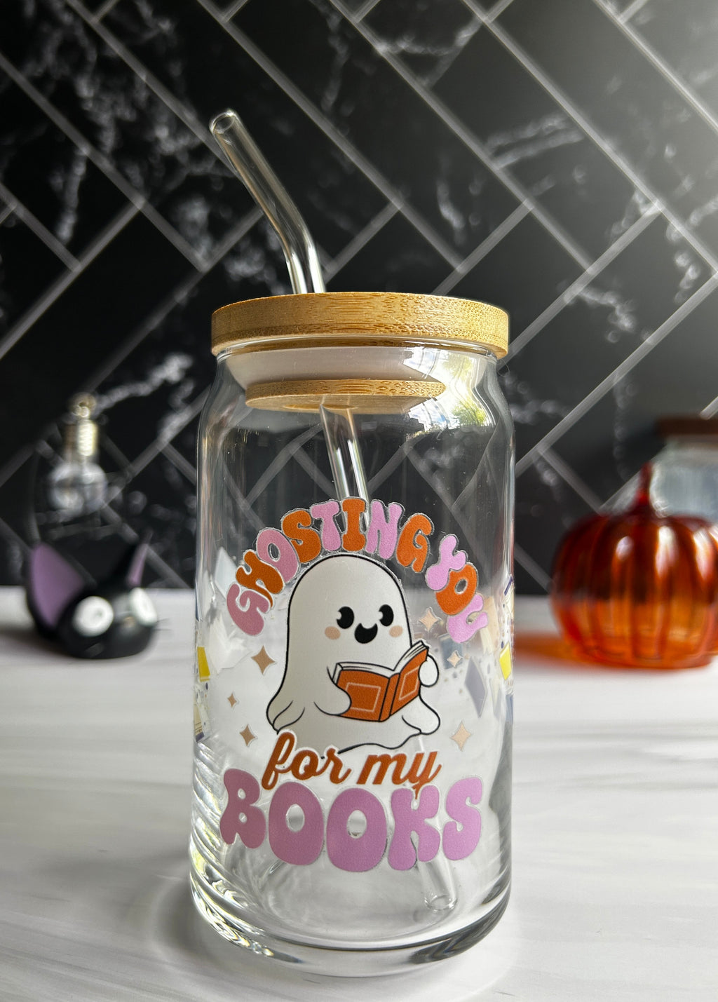 Ghosting You For My Books Glass Can