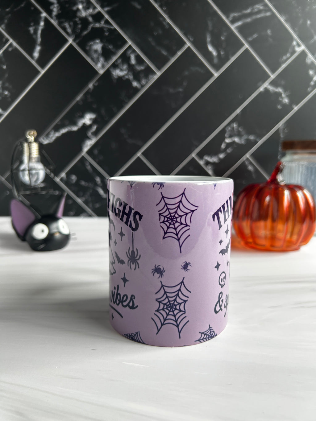 Halloween Mug: Thick Thighs Spooky Vibes
