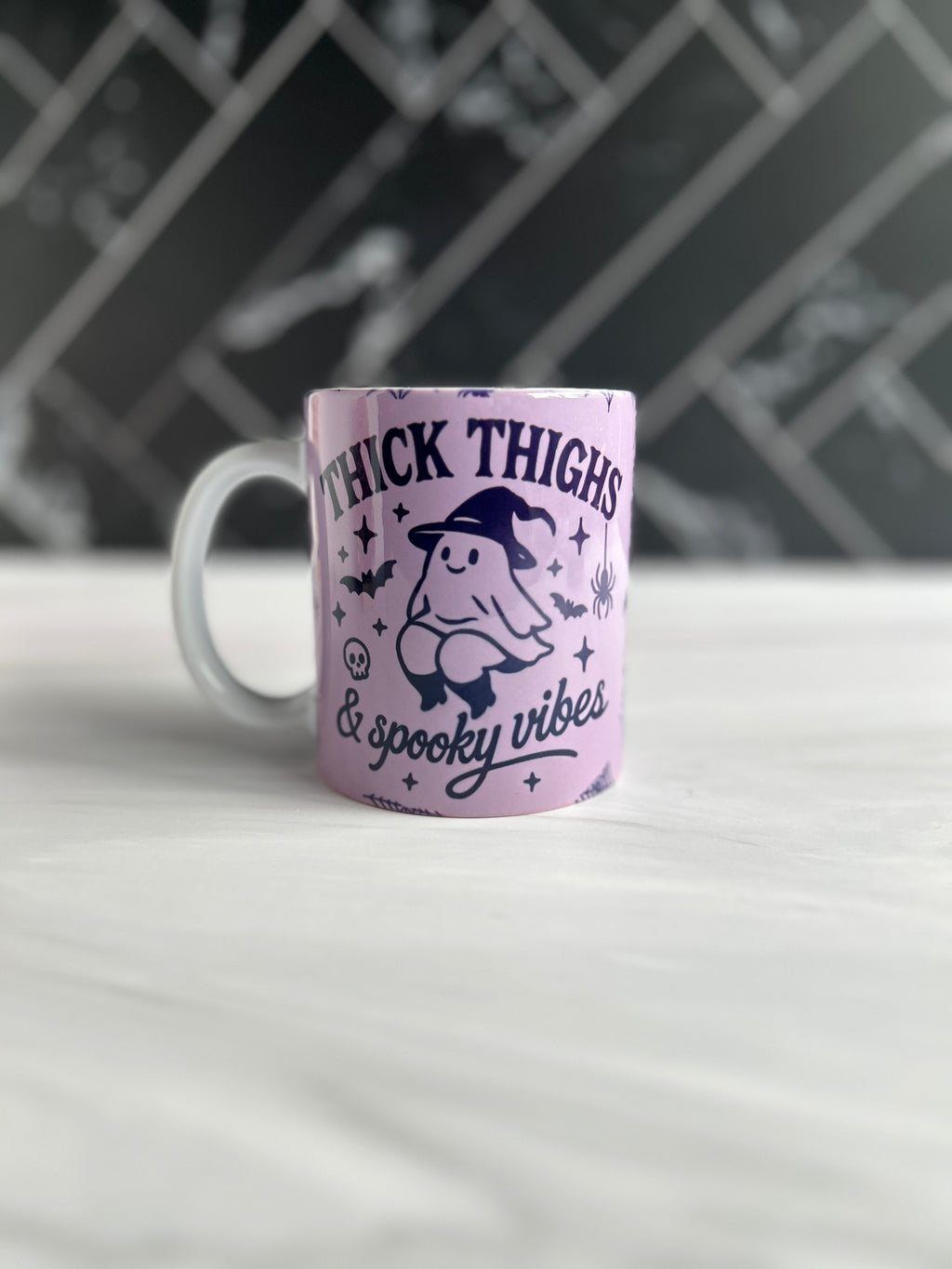Halloween Mug: Thick Thighs Spooky Vibes