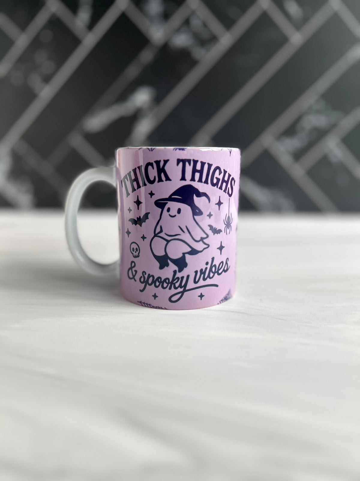 Halloween Mug: Thick Thighs Spooky Vibes