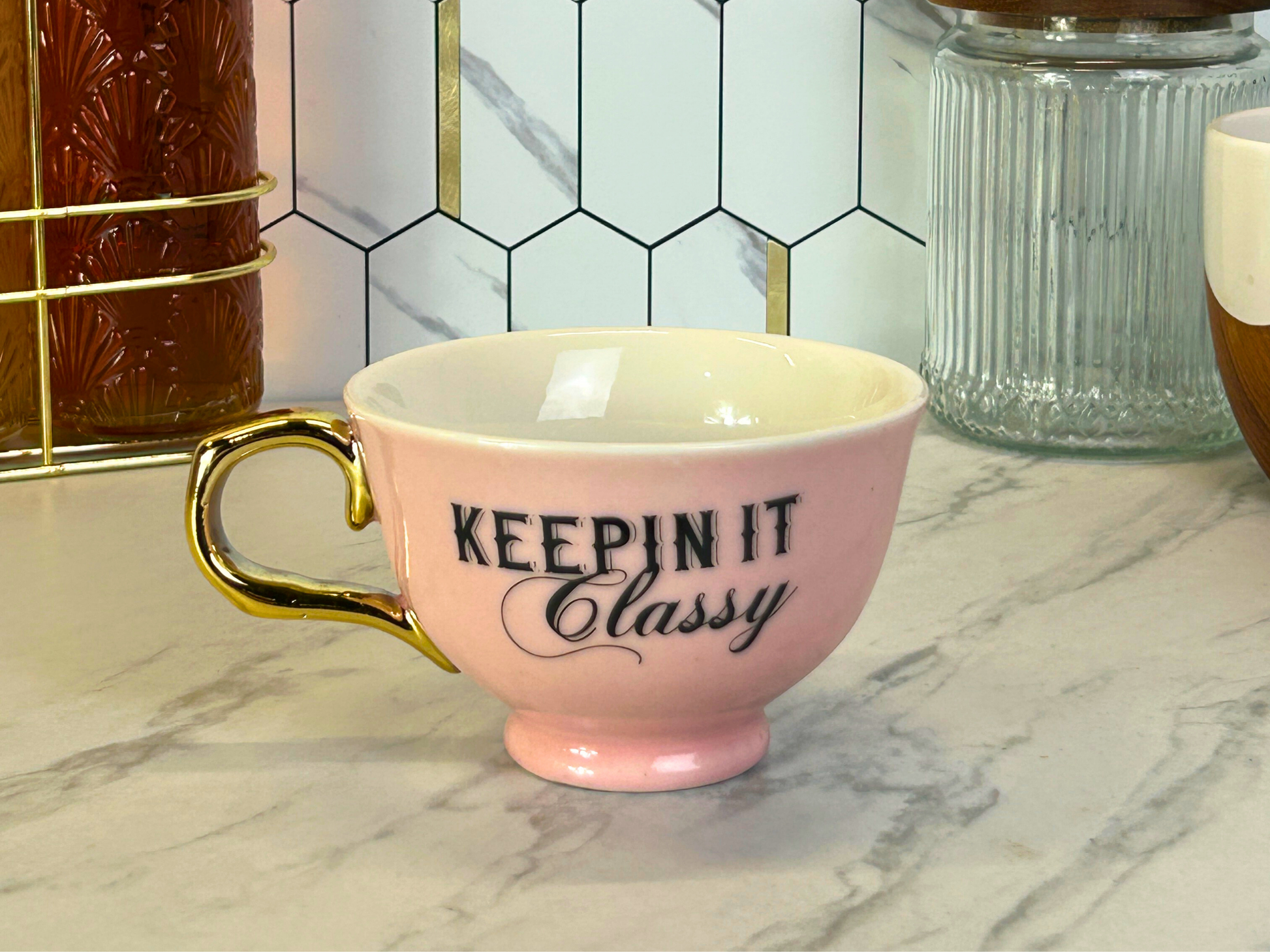 3-Piece Teacup Collection (Feeling Extra, Keepin' It Classy, This Might Be Vodka)