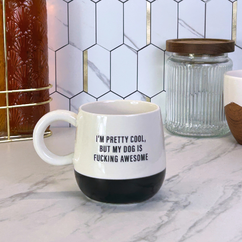 Cool Human, Cooler Dog – Sarcastic Dog Parent Mug