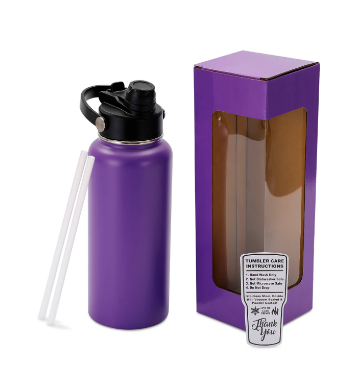 "Here for Butt Stuff": Funny 32oz Hydro Gym Water Bottle