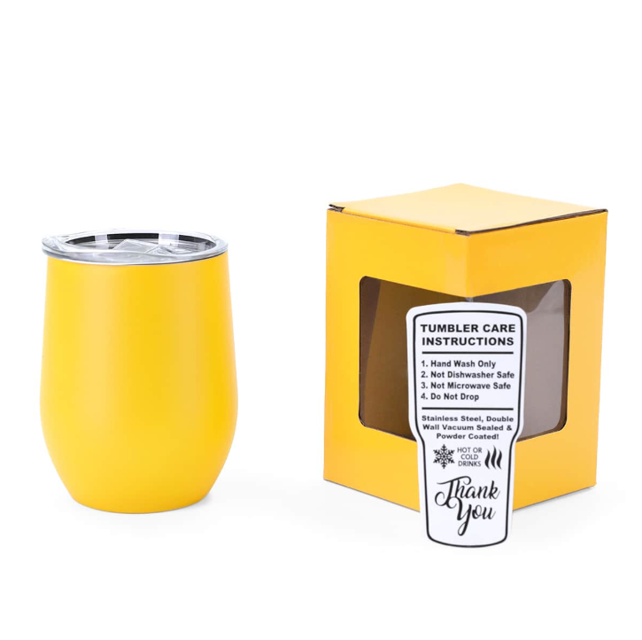 12oz Sassy Bee Kind Stainless Steel Wine Tumbler