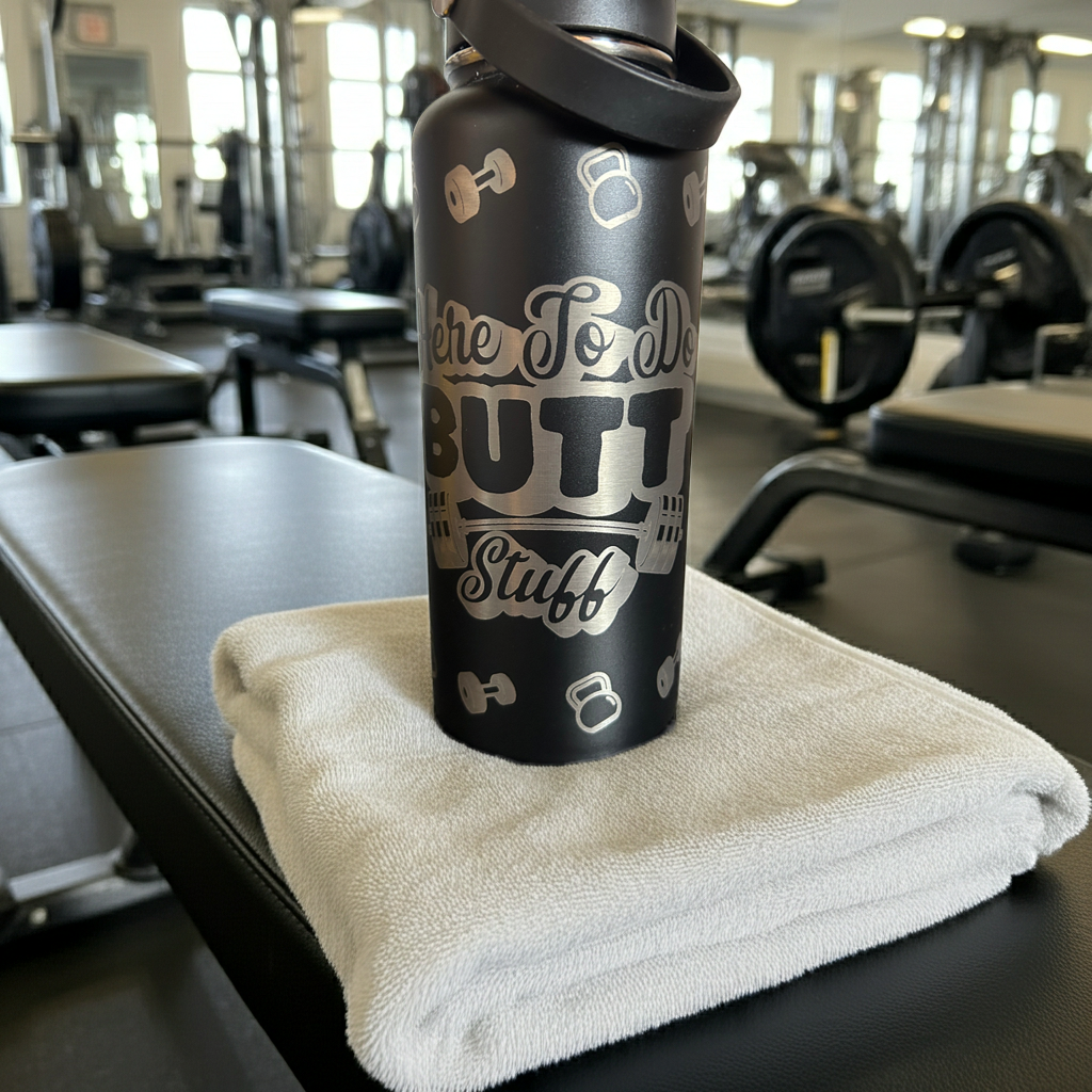 Here to do B*tt Stuff: 32oz Hydro Bottle