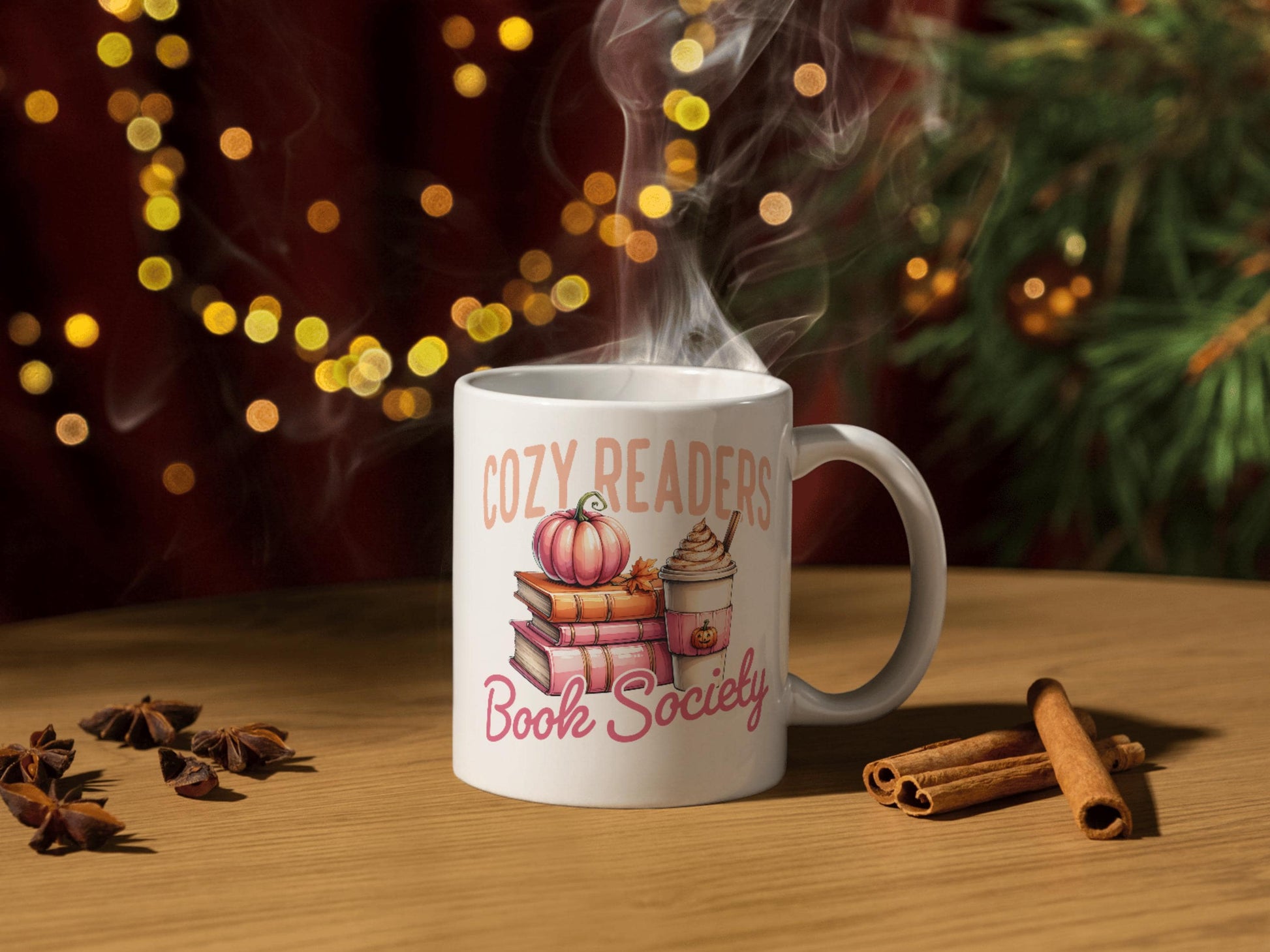 Cozy Readers Book Society  11oz Coffee Mug
