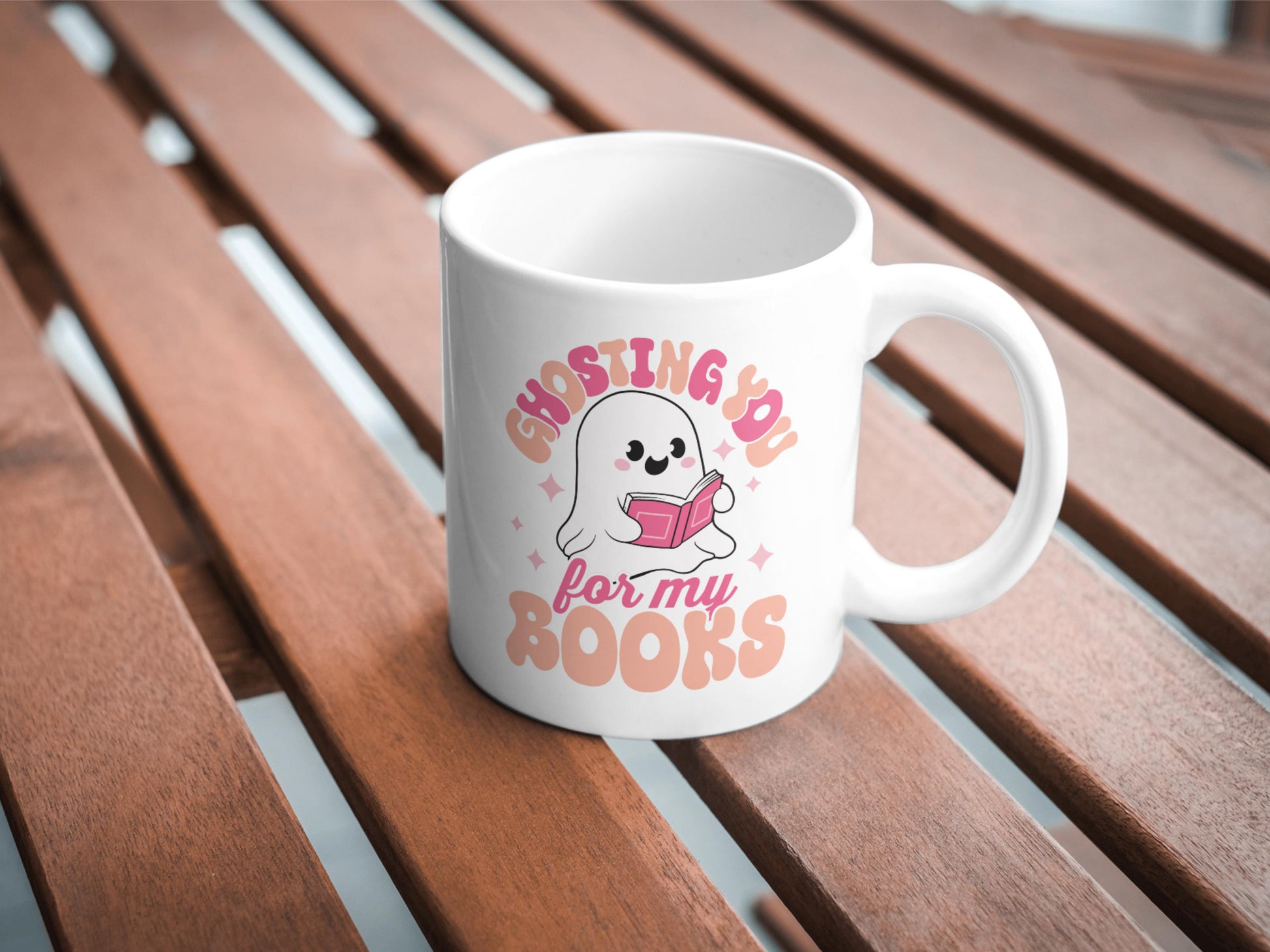 Ghosting You For My Books  11oz Coffee Mug