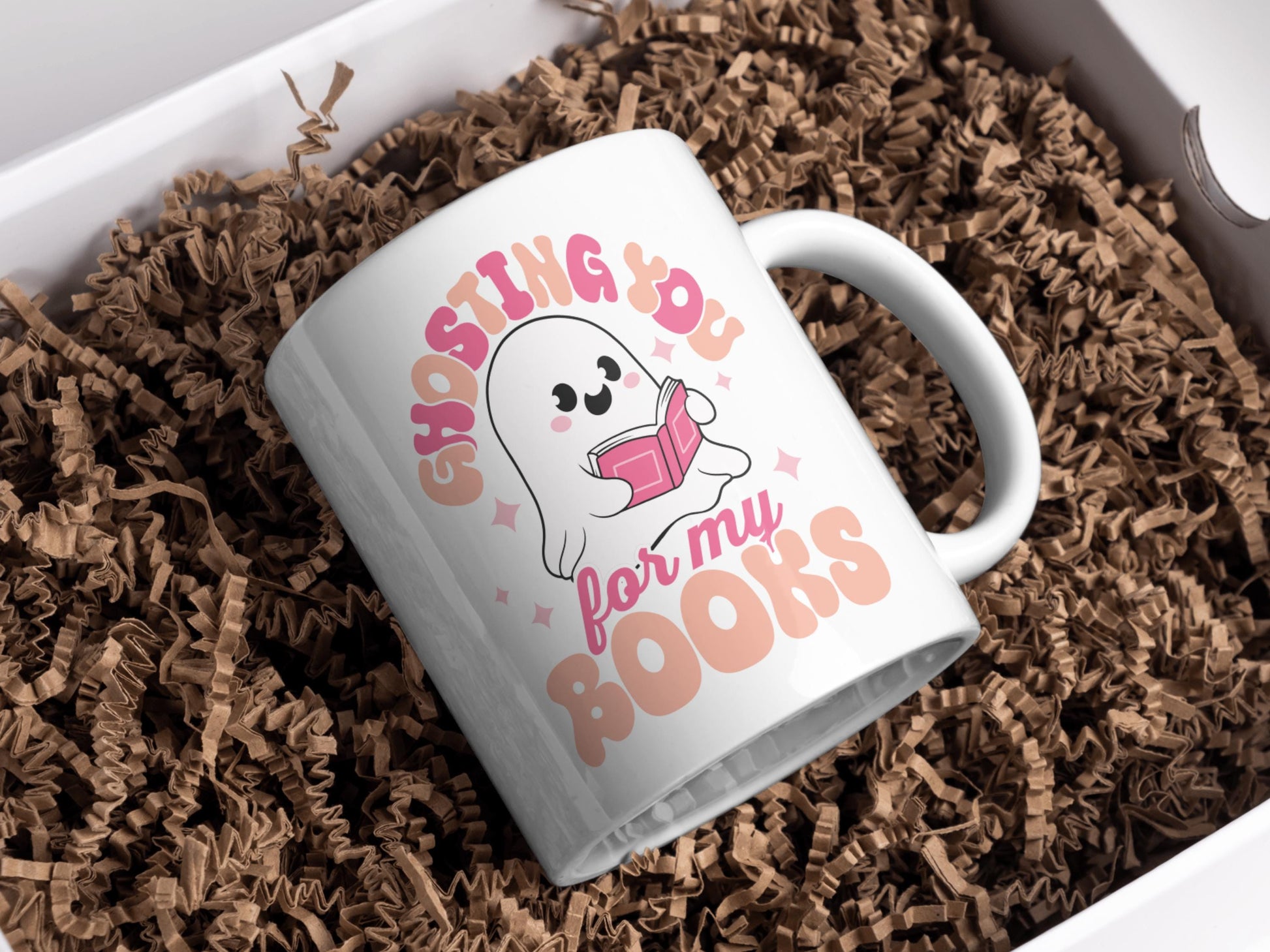 Ghosting You For My Books  11oz Coffee Mug