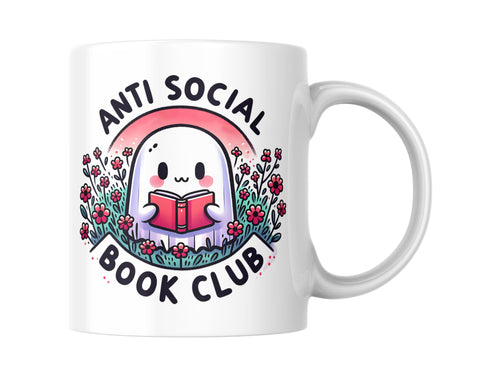 Anti Social Book Club - 11oz Coffee Mug
