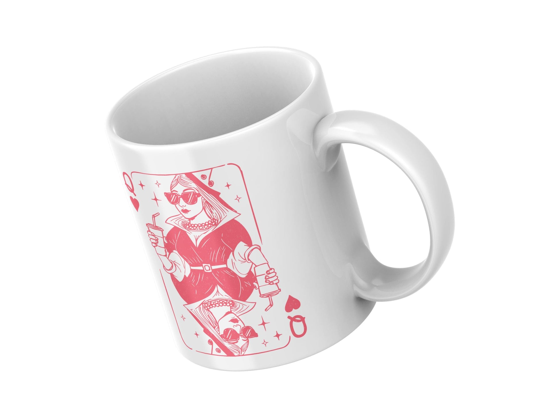 Queen of Hearts and Lattes - 11oz Mug