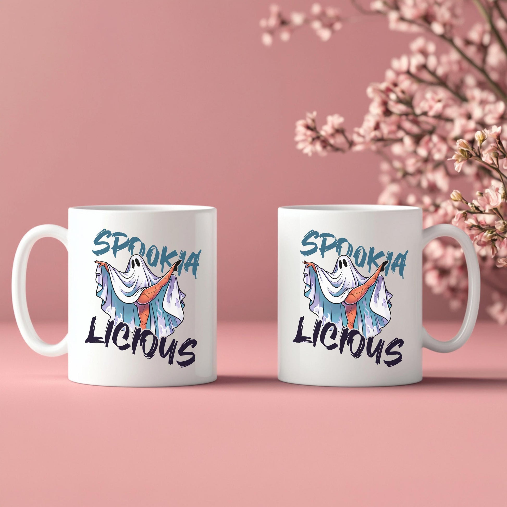 Spookialicious - Sexy Ghost Mug - 11oz Coffee Cup