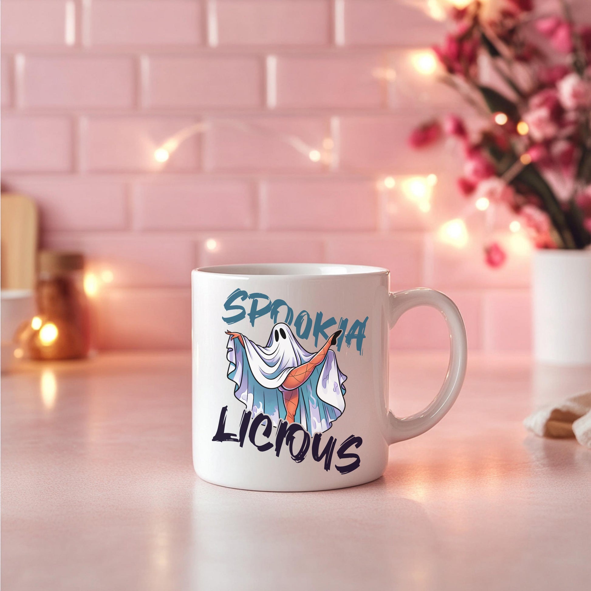 Spookialicious - Sexy Ghost Mug - 11oz Coffee Cup