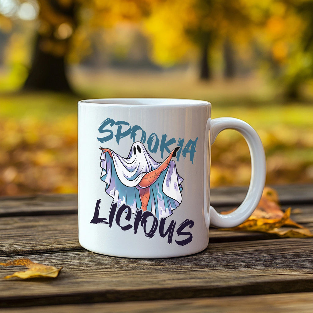 Spookialicious - Sexy Ghost Mug - 11oz Coffee Cup
