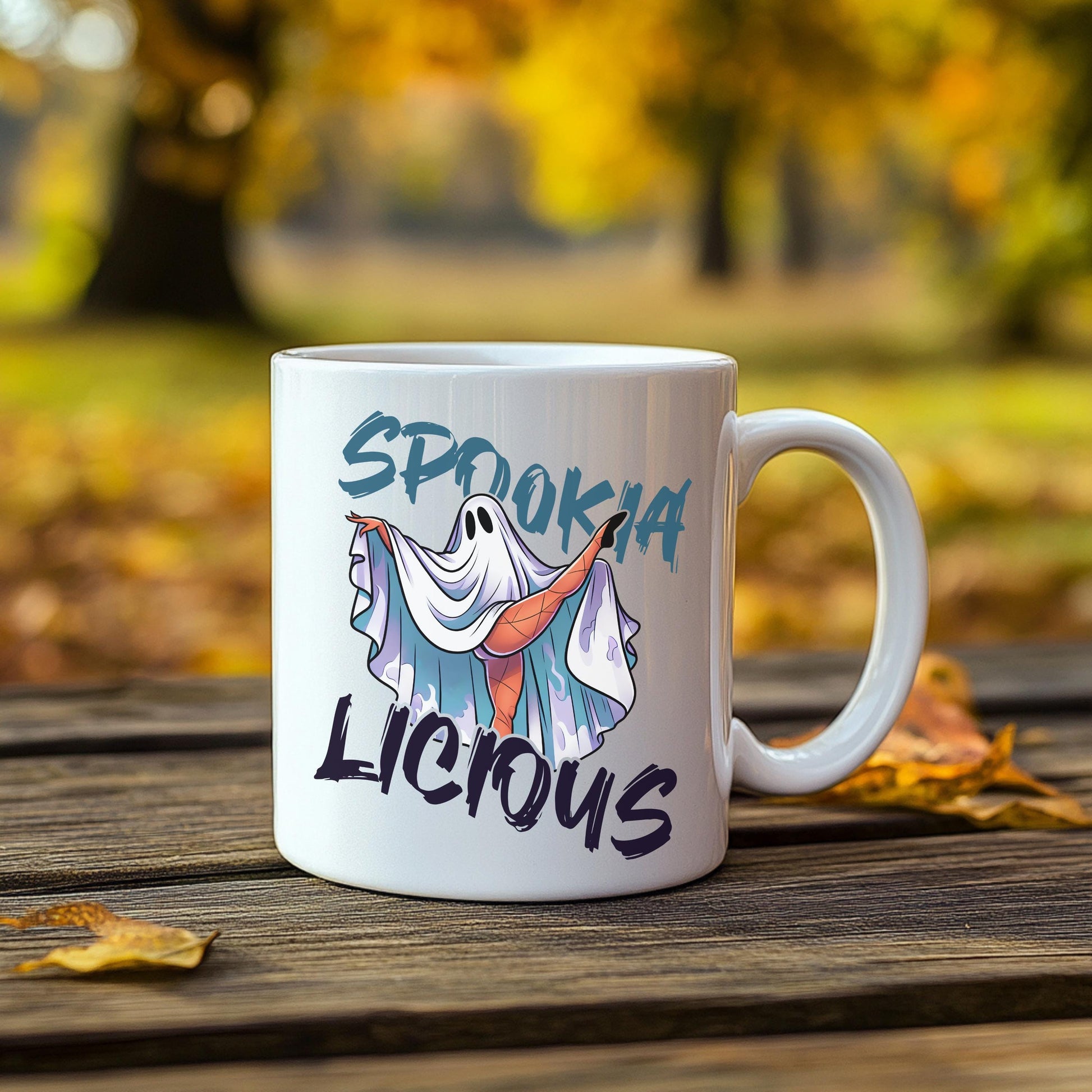 Spookialicious - Sexy Ghost Mug - 11oz Coffee Cup