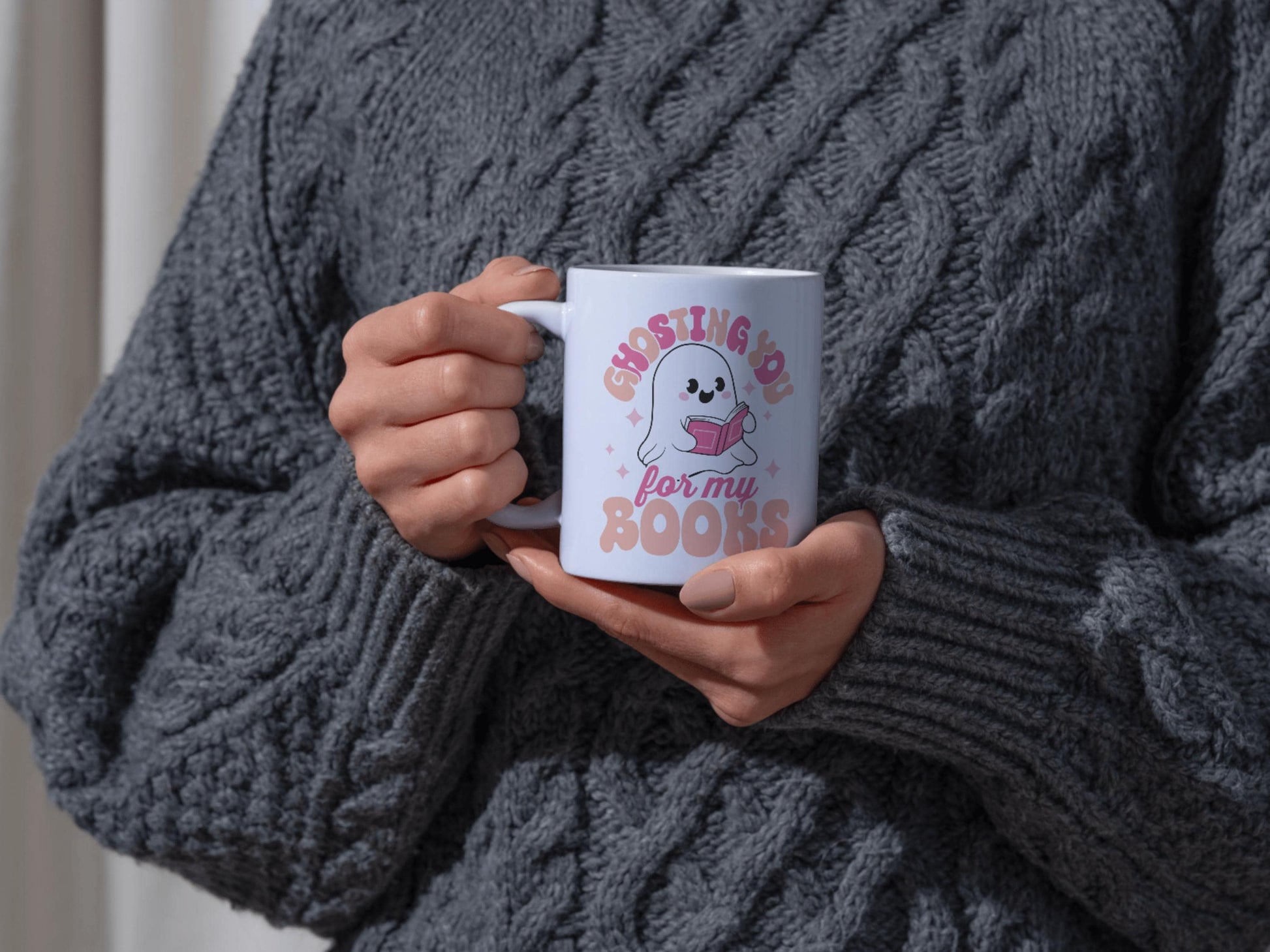 Ghosting You For My Books  11oz Coffee Mug