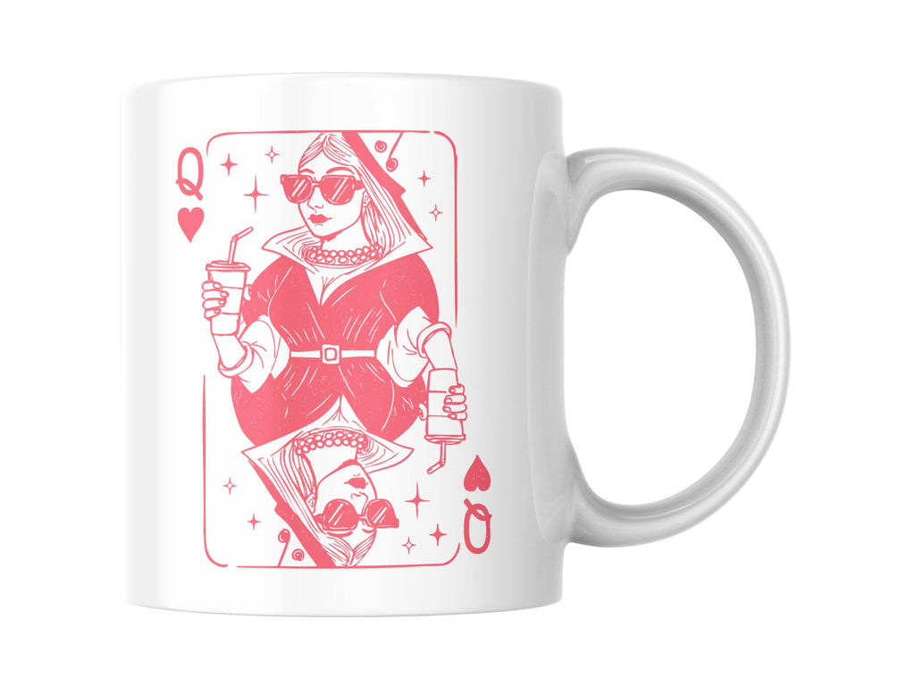 Queen of Hearts and Lattes - 11oz Mug