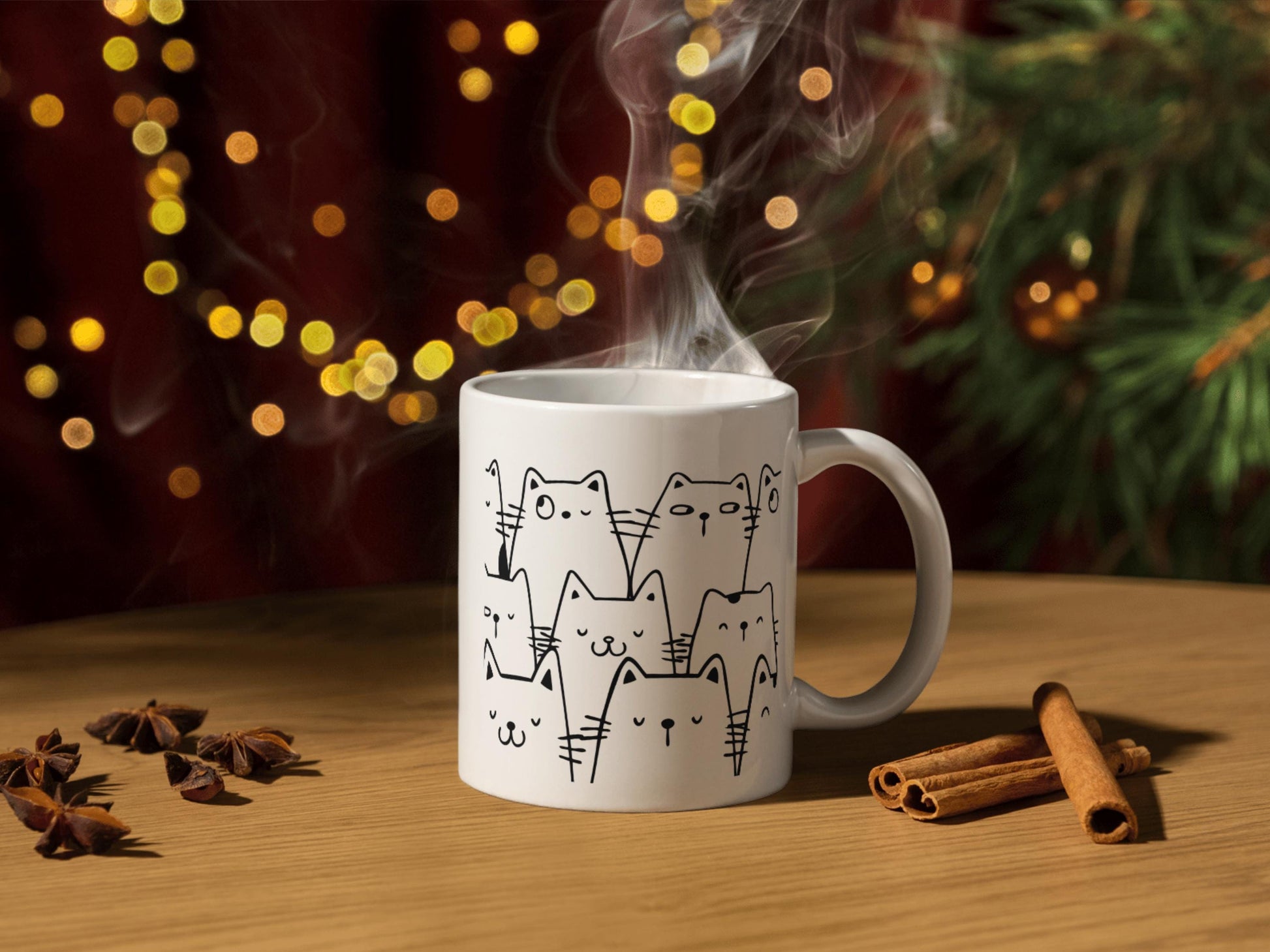 Cat Cluster: 11oz Coffee Mug