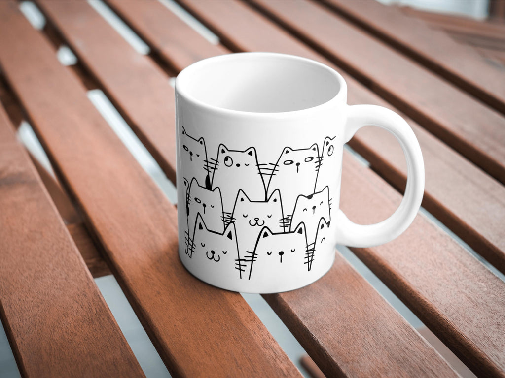 Cat Cluster: 11oz Coffee Mug
