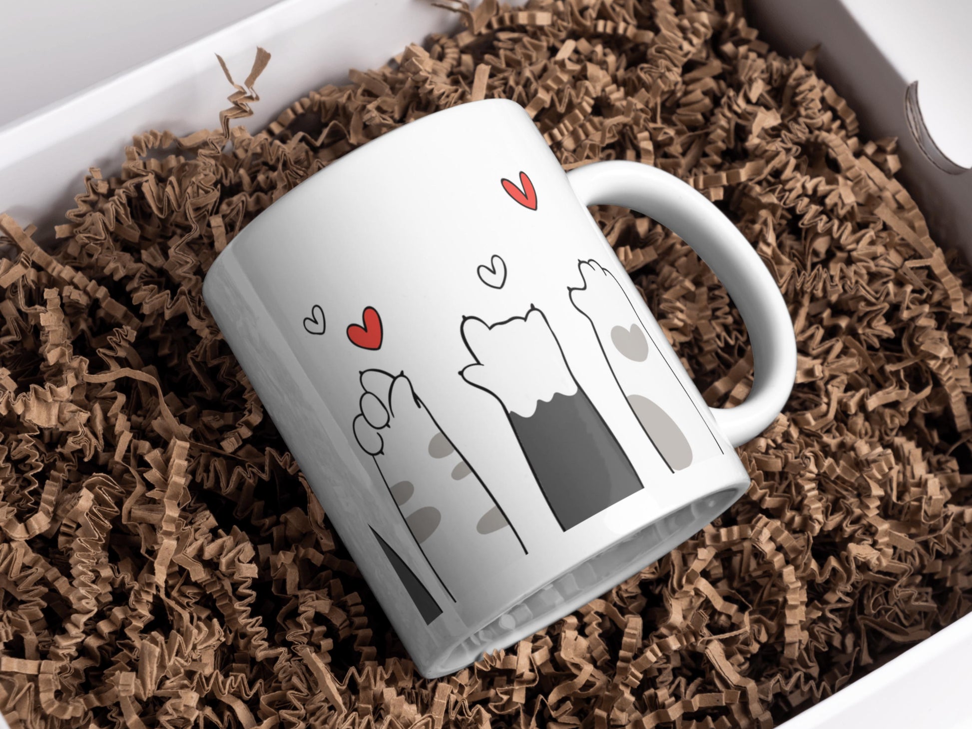Cute Cat Paws: 11oz Coffee Mug