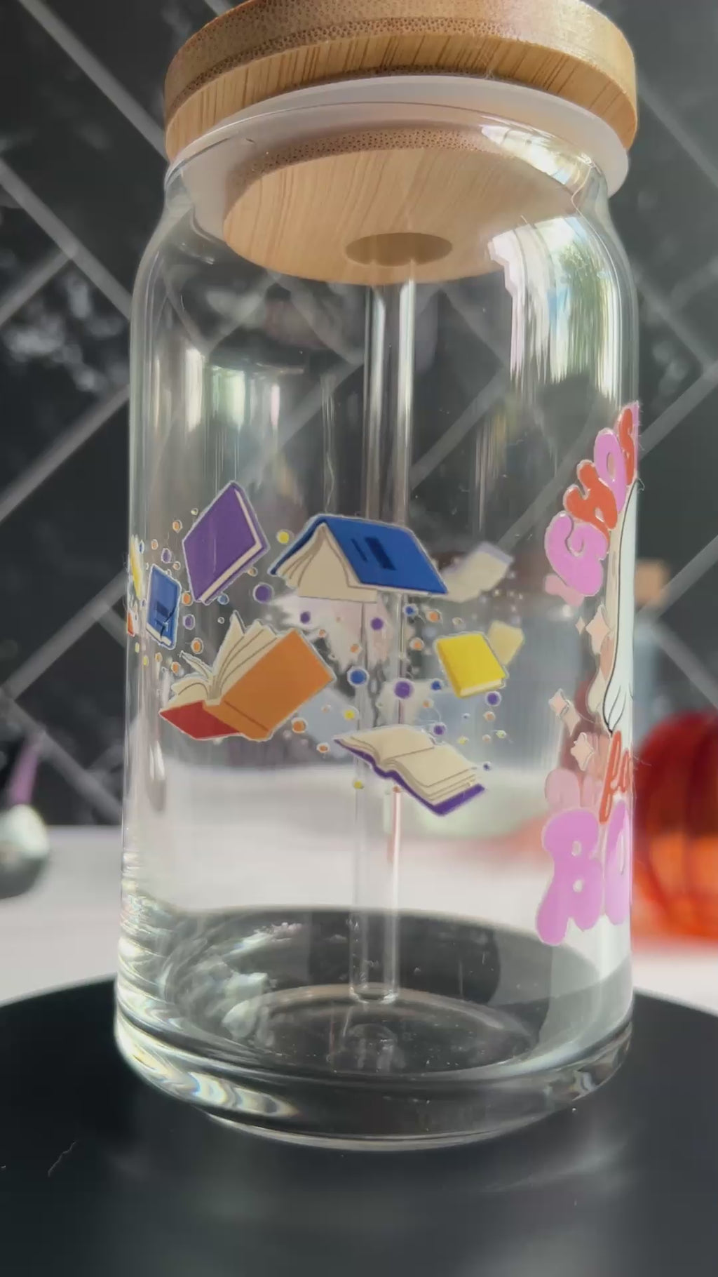 Ghosting You For My Books Glass Can