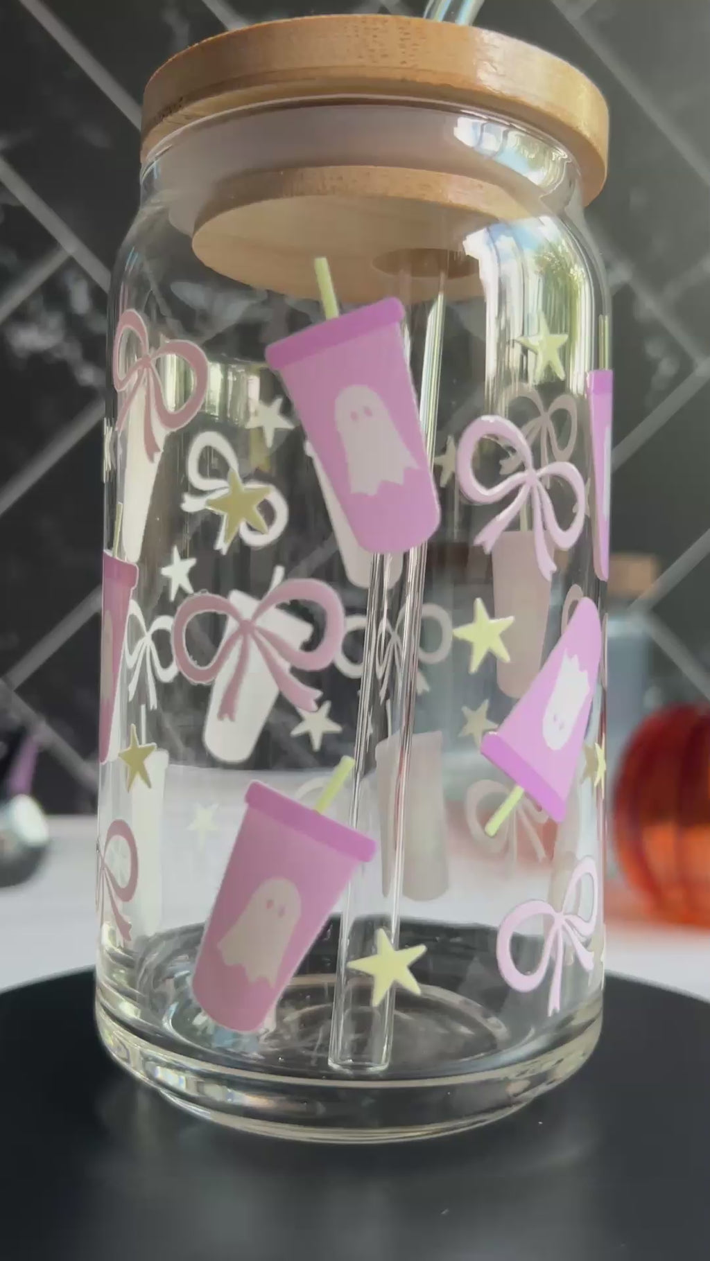 Coquette Ghostbucks Glass Can