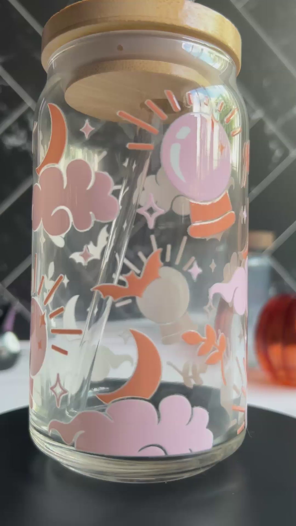 Mystical Glass Can