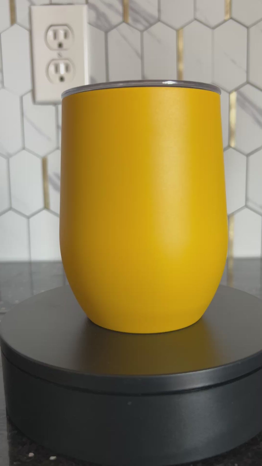 12oz Sassy Bee Kind Stainless Steel Wine Tumbler