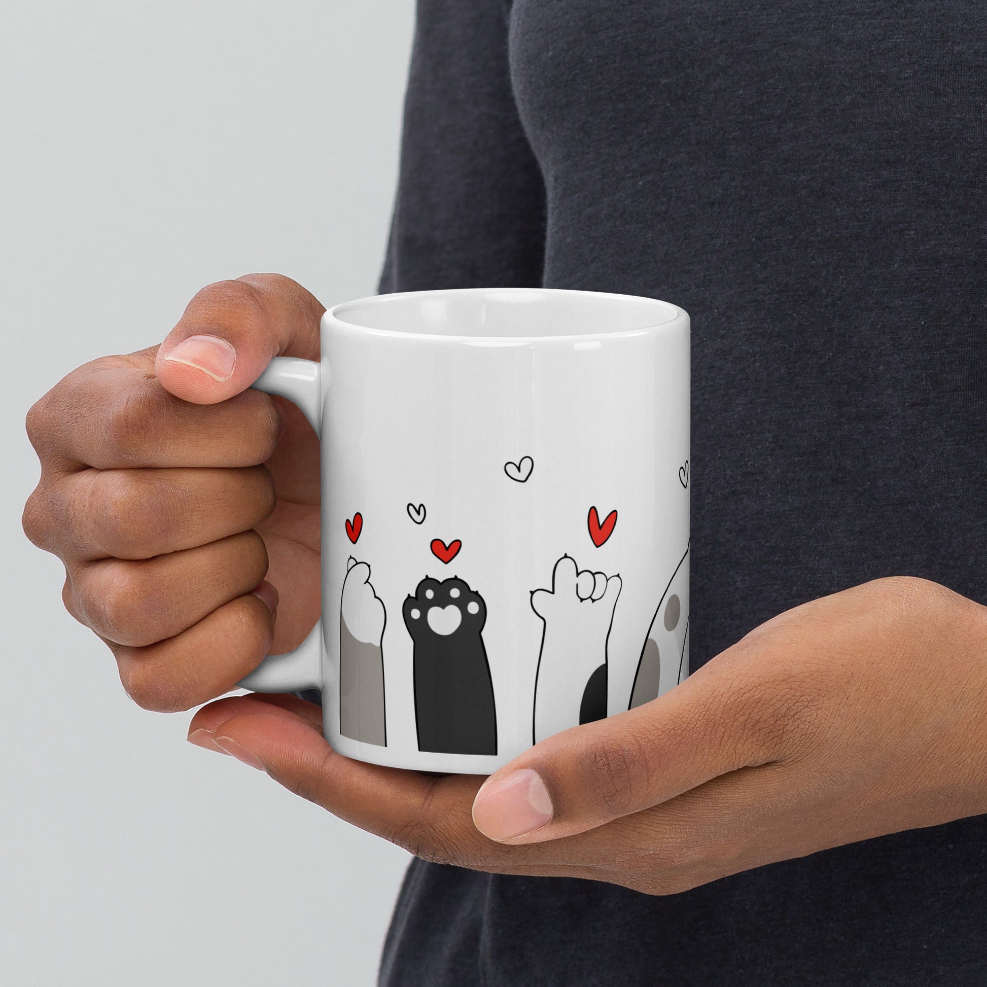 Cat Paws of Cuteness - Coffee Mug - 11oz, 15oz, 20oz