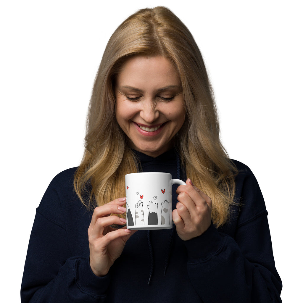 Cat Paws of Cuteness - Coffee Mug - 11oz, 15oz, 20oz