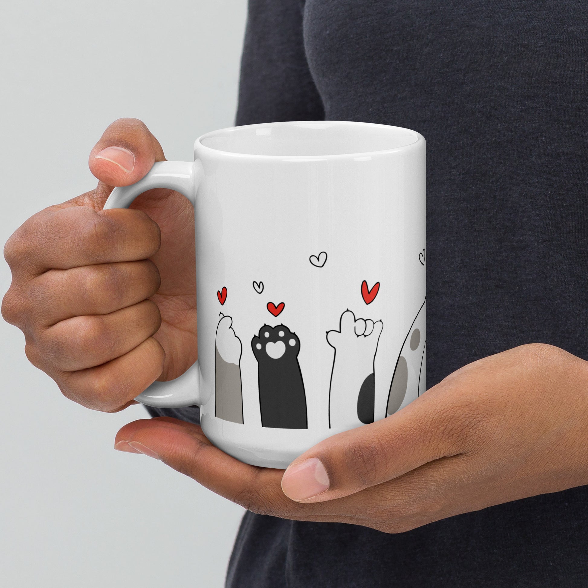 Cat Paws of Cuteness - Coffee Mug - 11oz, 15oz, 20oz