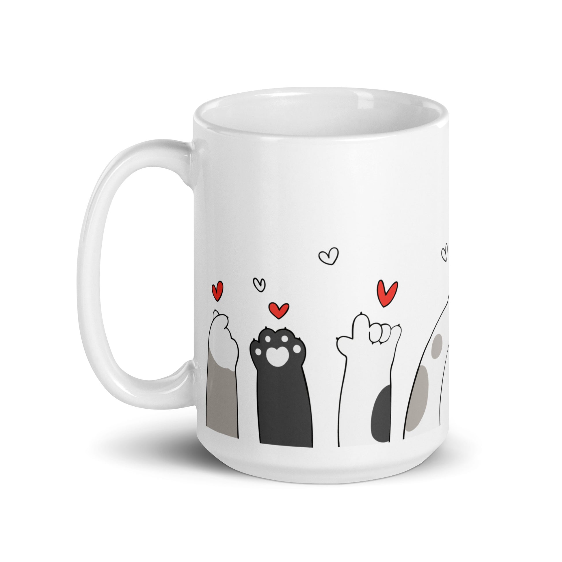 Cat Paws and Hearts