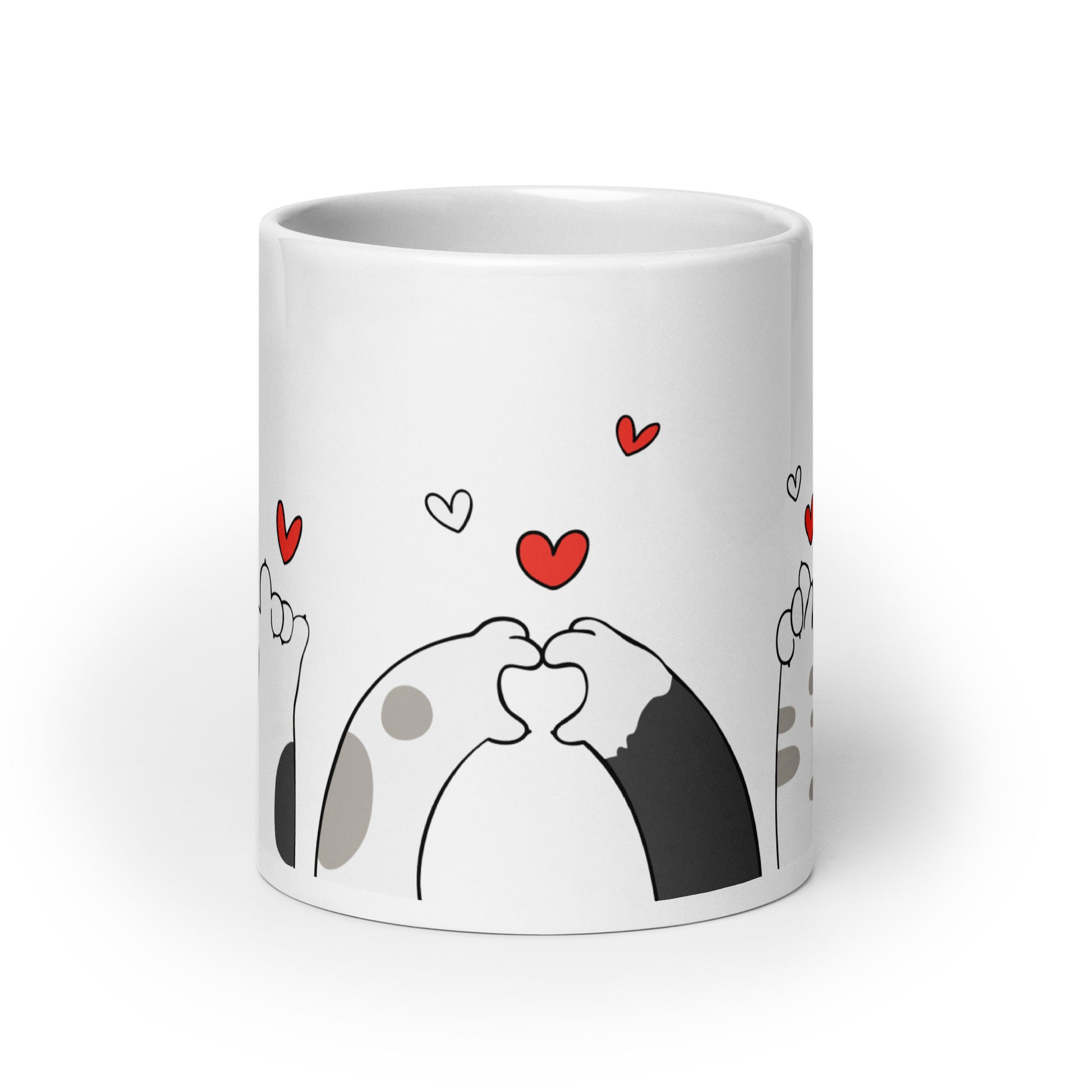 Cat Paws and Hearts