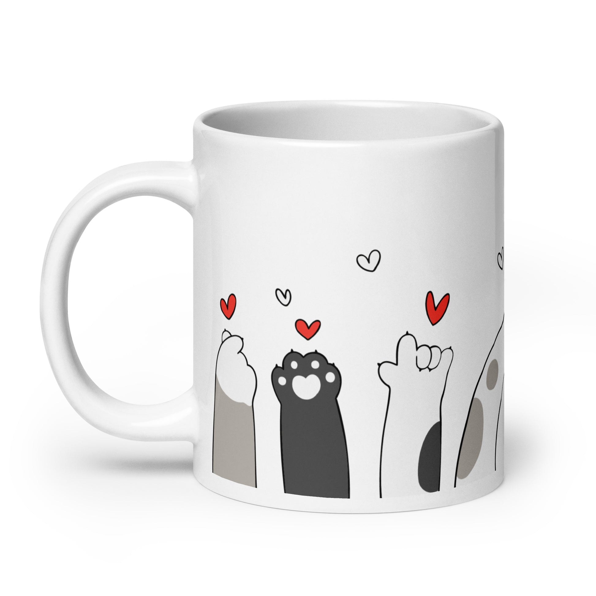 Cat Paws and Hearts