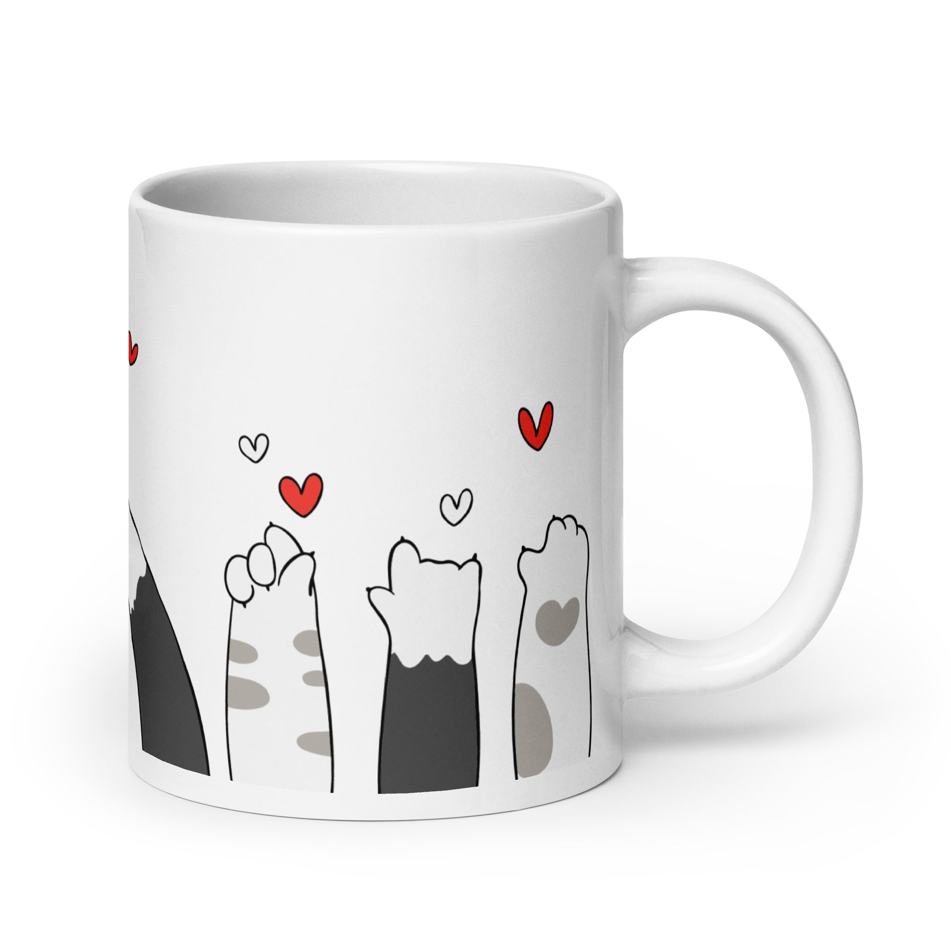 Cat Paws and Hearts